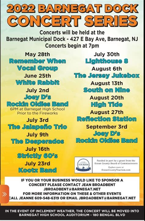 ocean city nj concerts 2023.